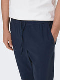 Only e Sons Pantalone Chino Uomo 22024966 Dark Navy - Blu