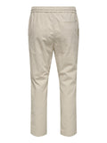 Only e Sons Pantalone Chino Uomo 22024966 Silver Lining - Avorio