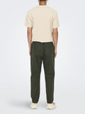 Only e Sons Pantalone Chino Uomo 22024966 Olive Night - Verde