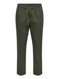 Only e Sons Pantalone Chino Uomo 22024966 Olive Night - Verde