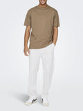 Only e Sons Pantalone Chino Uomo 22028267 Bright White - Bianco