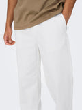 Only e Sons Pantalone Chino Uomo 22028267 Bright White - Bianco