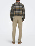 Only e Sons Pantalone Chino Uomo 22029761 Coriander - Beige