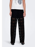 Only JdY Pantalone Straight Eva Donna 15325305 Black - Nero