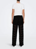 Only JdY Pantalone Straight Eva Donna 15325305 Black - Nero