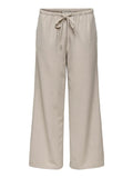 Only JdY Pantalone Palazzo Nina Donna 15343235 Chateau Gray Melange - Avorio