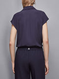 Patrizia Pepe Blusa Donna 8C0775A8I1 Navy - Blu
