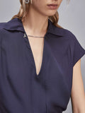Patrizia Pepe Blusa Donna 8C0775A8I1 Navy - Blu
