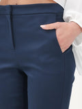 Patrizia Pepe Pantalone Capri Donna 8P0699A543 Navy - Blu