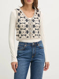 Pepe Jeans Gilet Olivia Donna PL702292 - Bianco