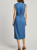 Pepe Jeans Vestito Midi Maggie Donna PL953512 - Denim