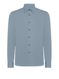 Rrd Camicia Classica Camicia Oxford Jacquard Uomo 25253 - Grigio