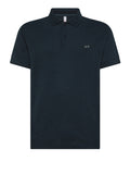 Sun68 Polo Jersey Linen Uomo A35133 - Blu