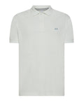 Sun68 Polo Jersey Linen Uomo A35133 - Bianco