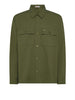 sun68 camicia casual overshirt uomo s35113 verde 5226034