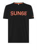 sun68 t shirt print fluo uomo t35108 nero 3196957