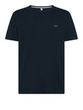 Sun68 T-shirt Jersey Linen Uomo T35132 - Blu