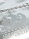 Sundek Borsa Pochette Laminated Clutch Donna AW416ABPU7LA Silver - Argento