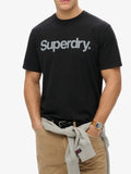 Superdry T-shirt Uomo M1012121A Black - Nero
