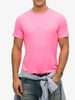 superdry t shirt uomo m1012140a washed dry fluro pink rosa 3599163