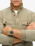 Superdry Camicia Casual Uomo M4011009A Light Khaki Green - Verde