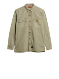 Superdry Camicia Casual Uomo M4011009A Light Khaki Green - Verde