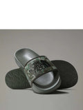 The North Face Ciabatte Base Camp Slide Uomo NF0A4T2R Mltryolvstpldcmprnt/tnfbk - Verde