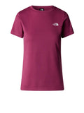 The North Face T-shirt Ss Sd Slim Donna NF0A87NH Cyber Berry - Fuxia