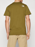 The North Face T-shirt Uomo NF0A8A6C Forest Olive/bianco - Verde