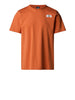 the north face t shirt outdoor graphic uomo nf0a8c1z iron bronze arancione 9936856