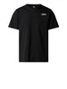 the north face t shirt uomo nf0a8c1z nero 5423290