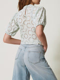 Twin Set Blusa Donna 251TT2366 Water Green - Verde
