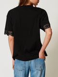 Twin Set T-shirt Donna 251TT2410 - Nero
