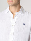 U.S. Polo Assn. Camicia Classica Uomo 1104023-0000191 - Bianco