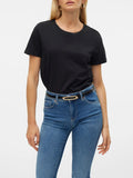 Vero Moda T-shirt Paula Donna 10243889 Black - Nero