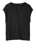 Vero Moda T-shirt Donna 10327099 Black Solid - Nero