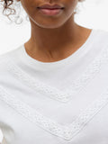 Vero Moda T-shirt Donna 10329678 Snow White - Bianco