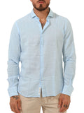Yes Zee Camicia Casual Uomo C505UL00 Azzurro - Celeste