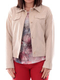 Yes Zee Giubbino Donna G438YA00 - Beige