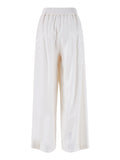 Yes Zee Pantalone Palazzo Donna P322C700 - Avorio