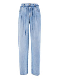 Yes Zee Jeans Tapered Donna P325W367 Stone Bleach - Denim