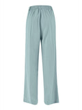 Yes Zee Pantalone Palazzo Donna P347V600 Azzurro Marino - Celeste
