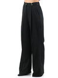 Yes Zee Pantalone Palazzo Donna P385KE00 - Nero