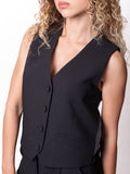 Actitude Gilet Donna 252AP2292 - Nero
