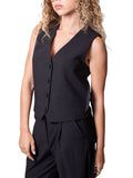 Actitude Gilet Donna 252AP2292 - Nero