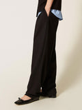 Actitude Pantalone Palazzo Donna 252AP2294 - Nero