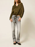 Actitude Jeans Straight Donna 252AP2430 - Grigio