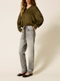 Actitude Jeans Straight Donna 252AP2430 - Grigio