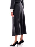 Anis Gonna Longuette Donna 255W1307 Carbone - Grigio