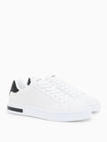 Armani Exchange Sneakers Uomo XM000140AF11916 Optic White+black - Bianco